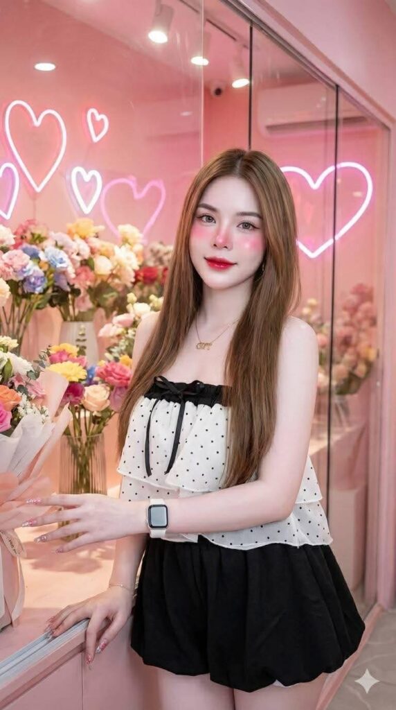 Set S01 – เสื้อเกาะอก+ขาสั้น