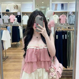 Set S02 – เสื้อเกาะอก+ขาสั้น